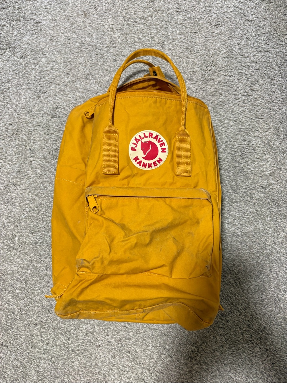 Fjällräven Kånken Mustard Yellow/Ochre Classic Backpack